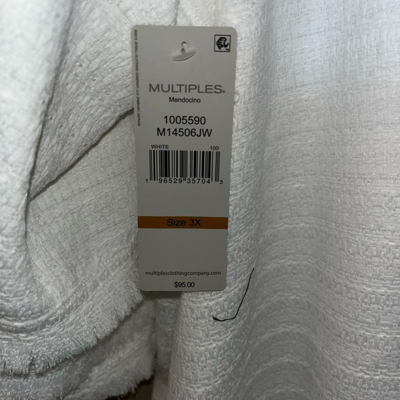 Multiples Women's White Jacket - Picture 6 of 6